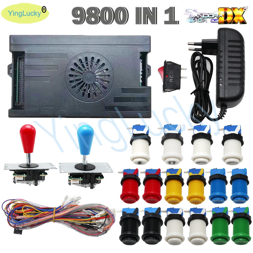 9800 In 1 Arcade Kit Pandora Saga Box DX2 Arcade Buttons Mam