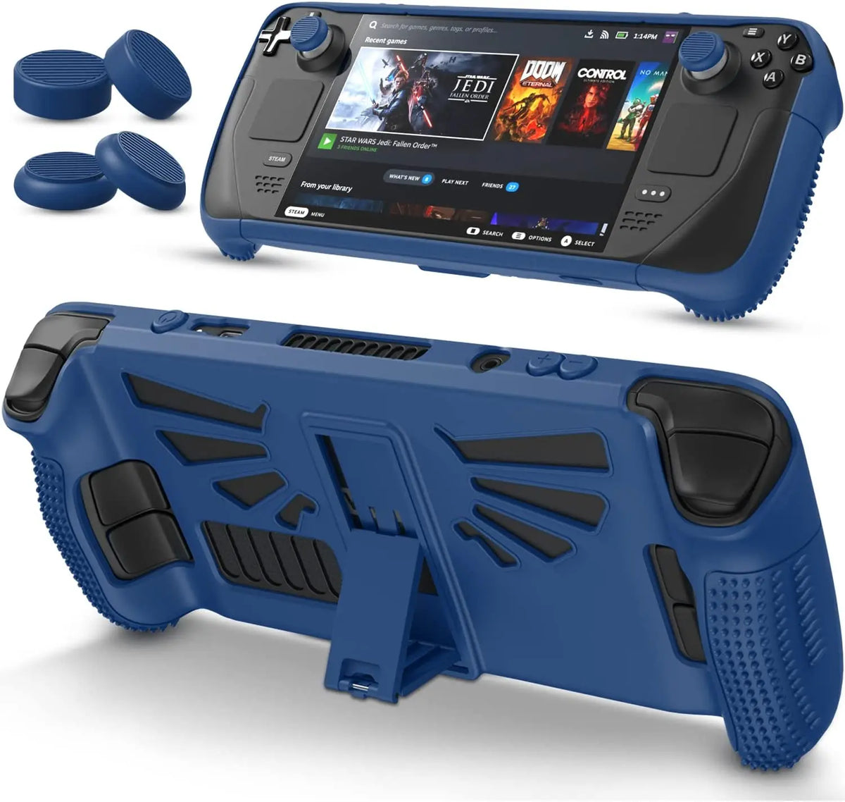 Steam Deck Standing Protective Case Thickening Silicone Acce