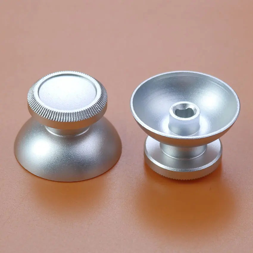 JCD 2PCS Metal Analog Joystick Thumb Stick Grip Cap For PS4 