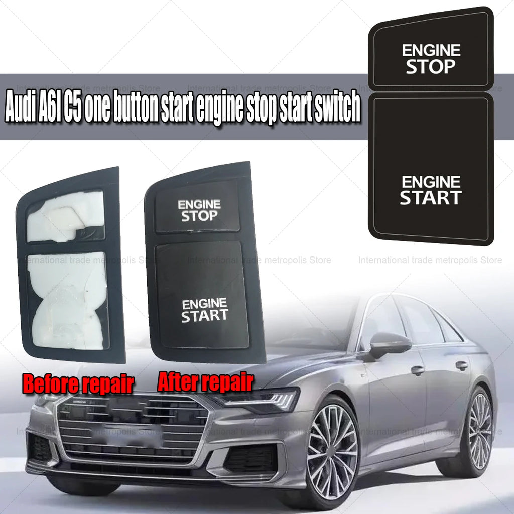 Audi A6L C5 Engine Stop Start Switch Control Button Repair D
