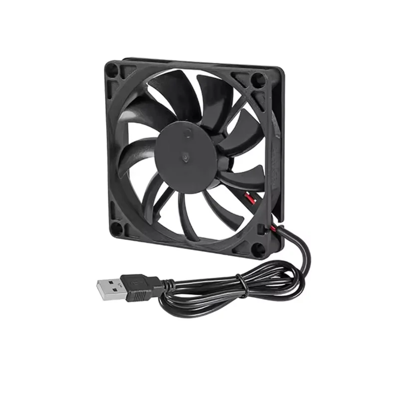 120x120x25mm 80x80x15mm 5V USB Power Cooling Case Fan For Re