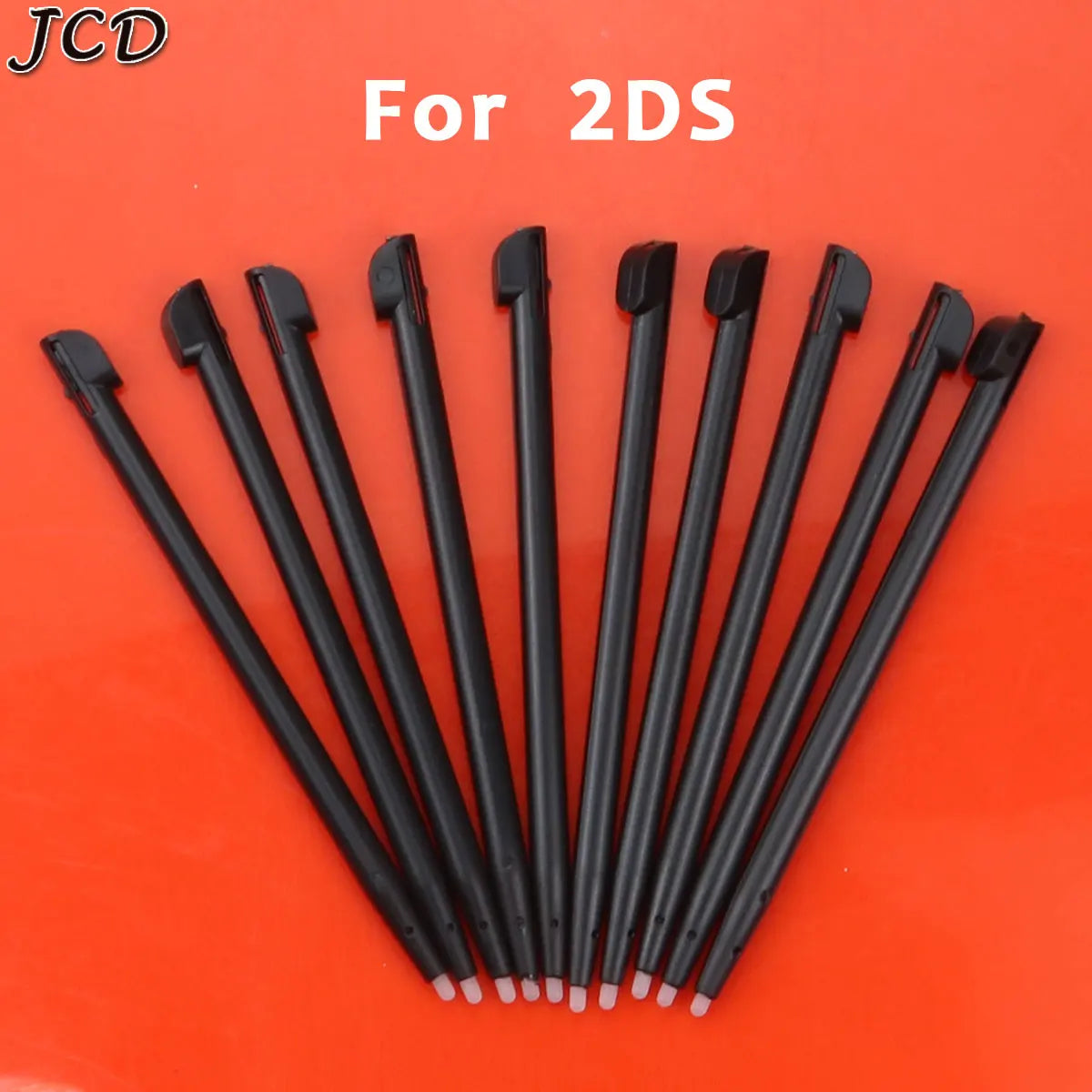 JCD 10PCS Metal Telescopic Stylus Plastic Stylus Touch Screen Pen for 2DS 3DS New 2DS LL XL New 3DS XL LL For NDSL NDSi