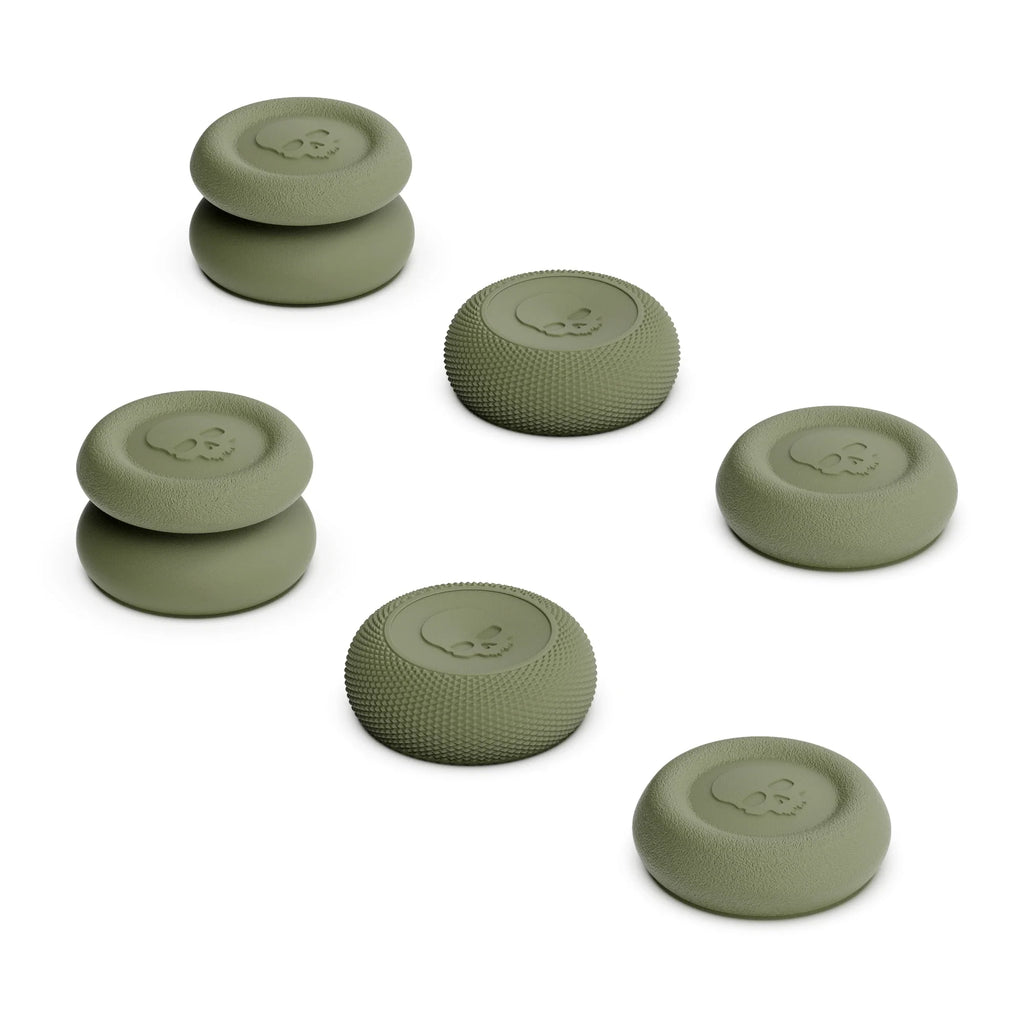 Skull & Co. Thumb Grip Set FPS CQC Joystick Cap Thumbstick Cover for PS5 PS4 Nintendo Switch 2 Pro Controller