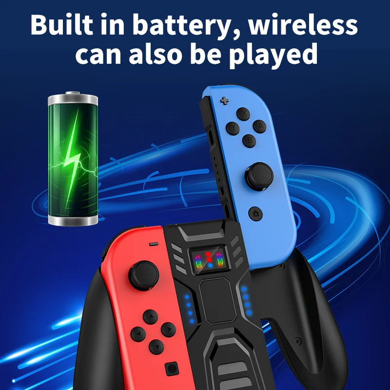 ABS Comfort Charging Grip for Switch Controllers Portable Ch
