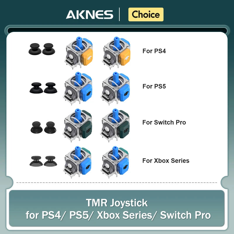 AKNSS HALLPI TMR Electromagnetic Joystick for Switch Pro PS4