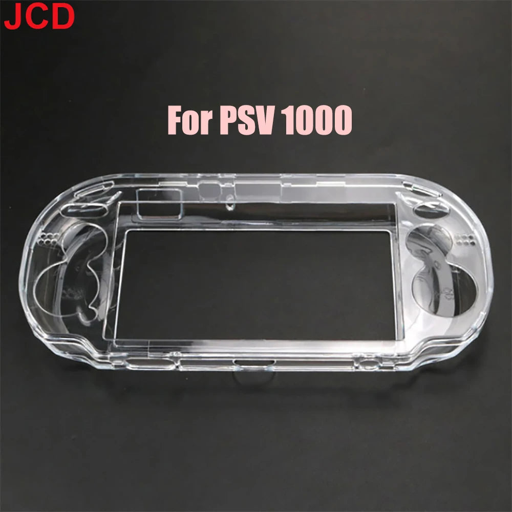 JCD 1pcs Crystal Transparent Hard Protective Case Cover Shell For PsVita Psv PSP 1000 2000 3000 Full Body Protector Skin Case