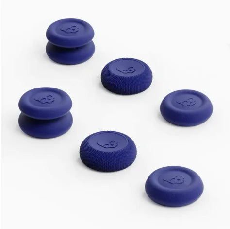 Skull & Co. Convex Thumb Grip Set for PS4 PS5 Nintendo Switch Pro Controller - Joystick Cap Thumbstick Cover Enhancer