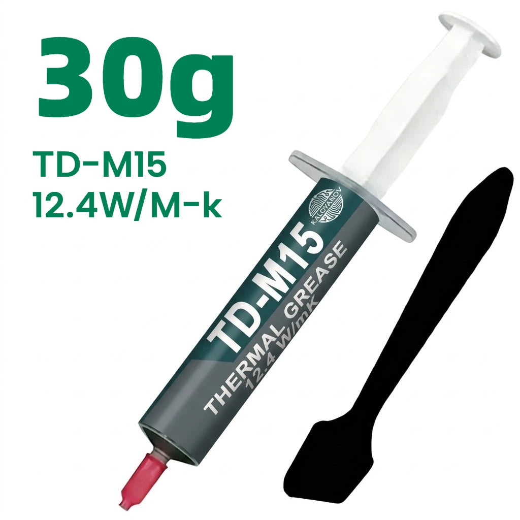 12.4W/mK High Conductivity Thermal Paste Grease with Spatula for CPU GPU Laptop PS5 Gaming PC Processor Heatsink Cooling Kit