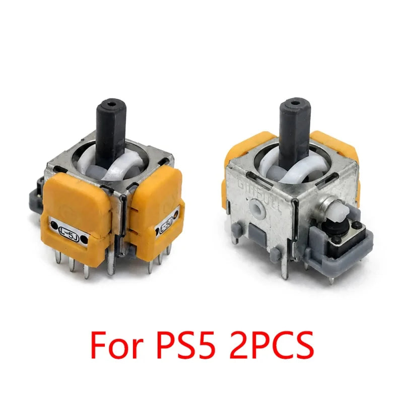2Pcs 3D Analog Sensor Hall Effect Analog Joystick Replacement Repair Game Controller Thumb Stick For PS5/PS4/Xbox One/Switch Pro