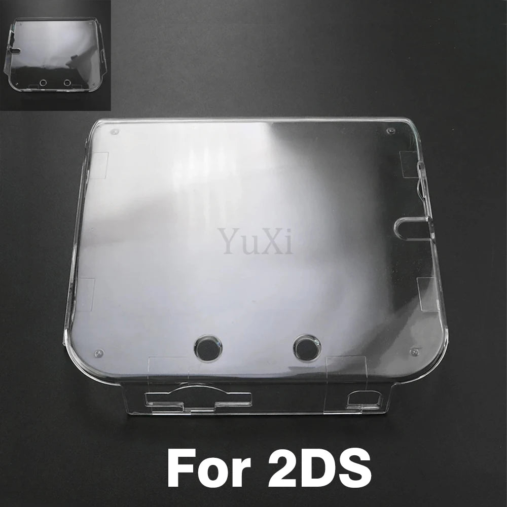 Clear Crystal Protective Case For Nintend NDS Lite NDSi XL LL Plastic Hard Shell Skin Case Cover For 2DS New 3DS XL LL GBA SP