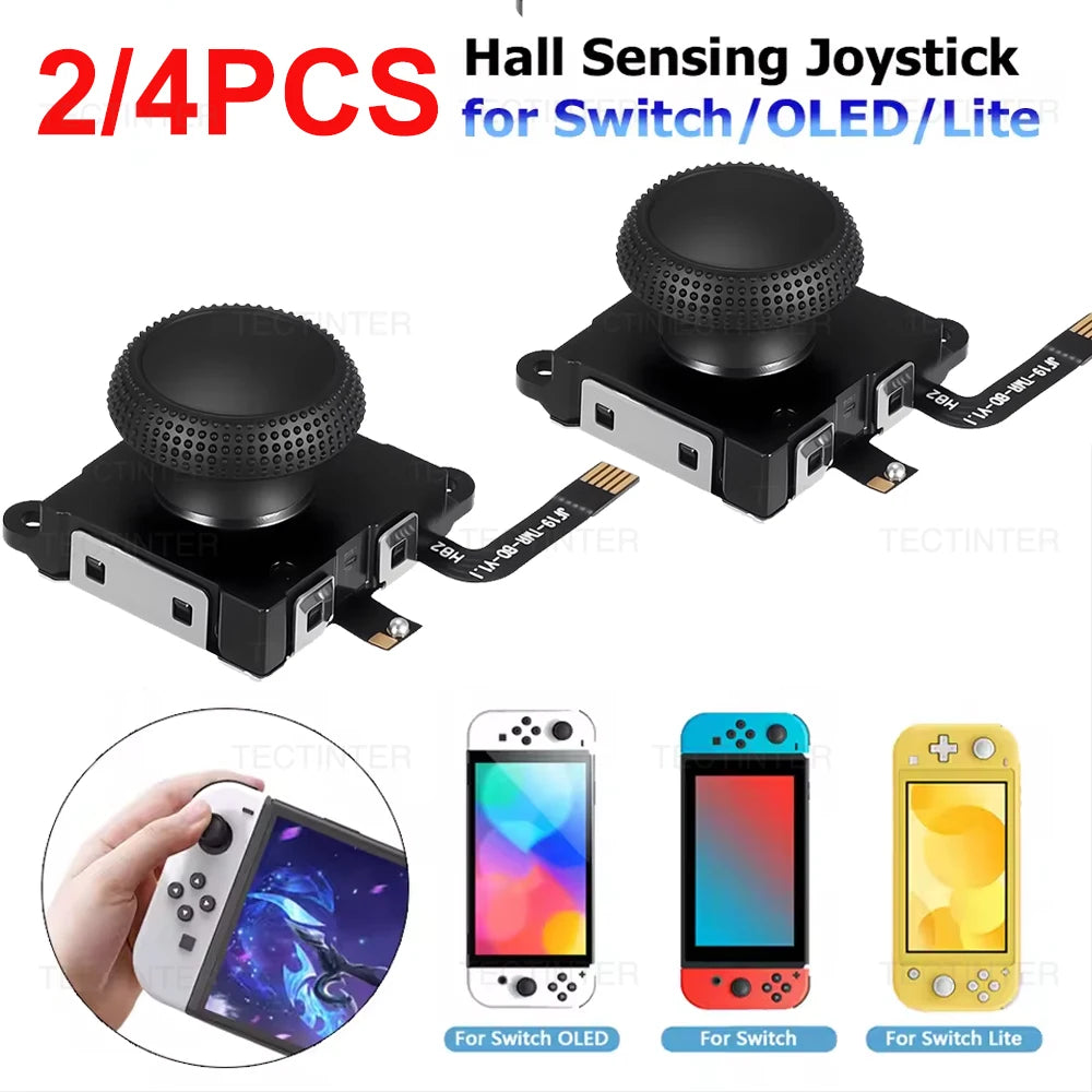 2/4 PCS 3D Replacement Joystick for Nintendo Switch Joypad C