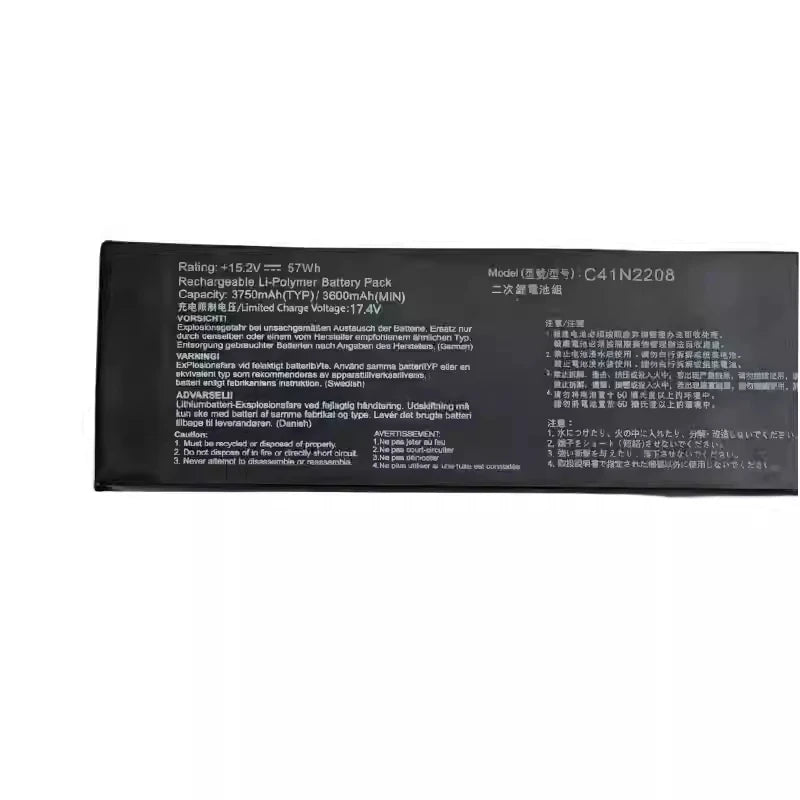 ONEVAN New 57Wh 74Wh 80Wh C41N2208 Battery For ASUS ROG ALLY Gaming Handheld RC71L/PC71L High Capacity With Tools