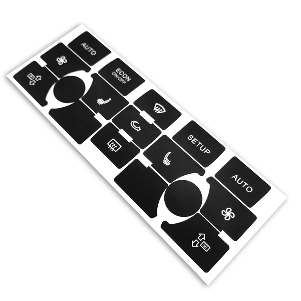 For Audi A6 C6 Button Sticker Interior Replacement Parts But