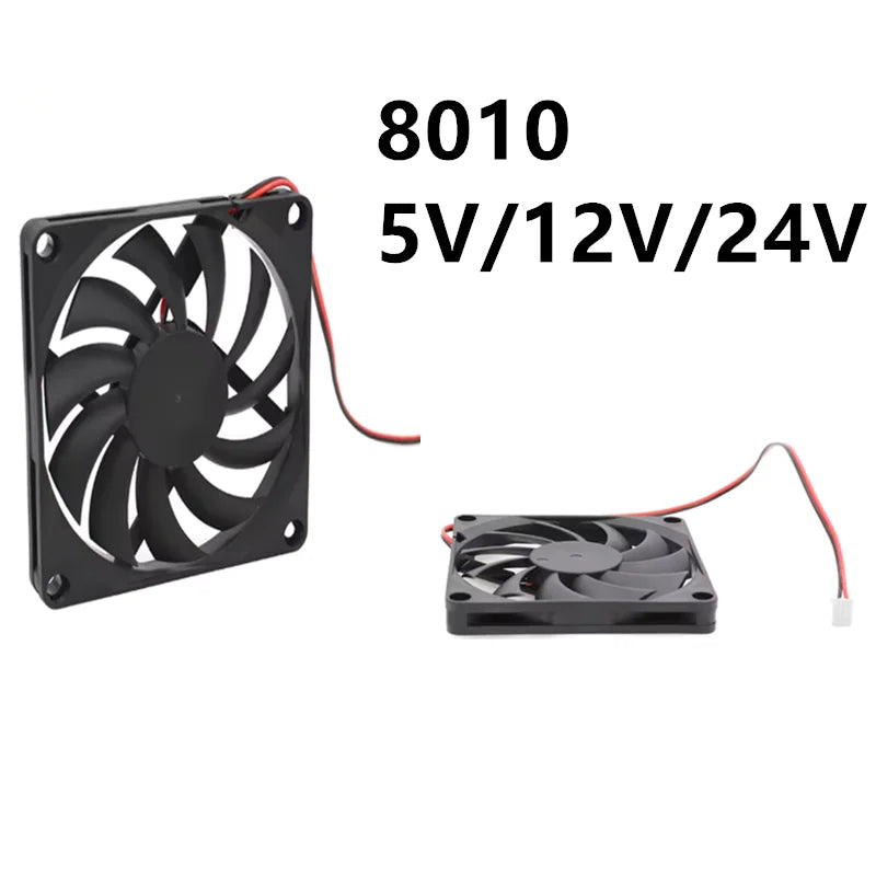 8010 5V 12V 24V Cooling Fan Brushless Cooler for Reprap3D Pr