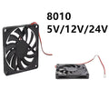8010 5V 12V 24V Cooling Fan Brushless Cooler for Reprap3D Pr