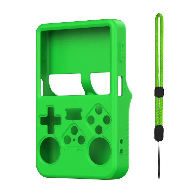 Color Silicone Protective Case for R36S Handheld Game Console Anti-Scratch Soft Shell Durable Cover for Gaming Devices