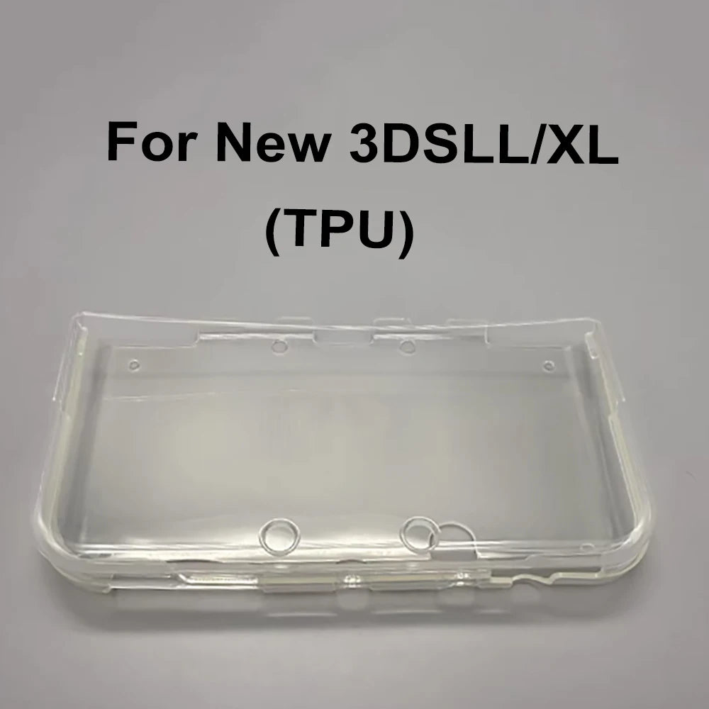 JCD High Quality TPU Silicone Sleeve for New Nintendo 3DS LL/NEW3DSXL Handheld Soft Crystal Case Game Console Protective Case