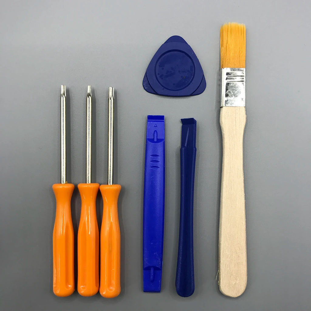 7Pcs Professional Repair Tool Kit Torx T6 T8 T10 Security Screwdriver Set Game Console Controller For PS5 PS4 PS3 Xbox One 360