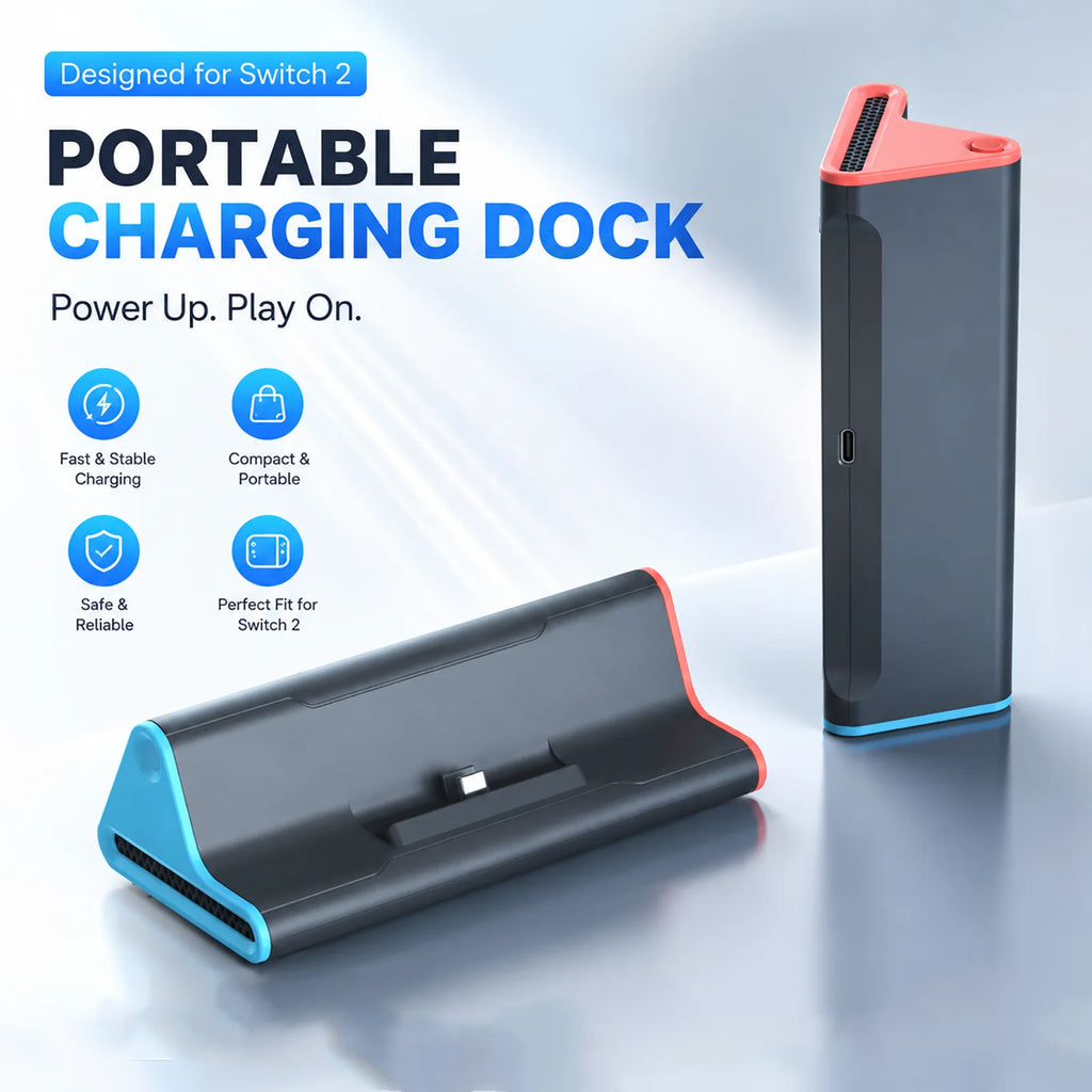 For Switch 2 Docking Station & Hub HDMI TV Converter 4K 60Hz