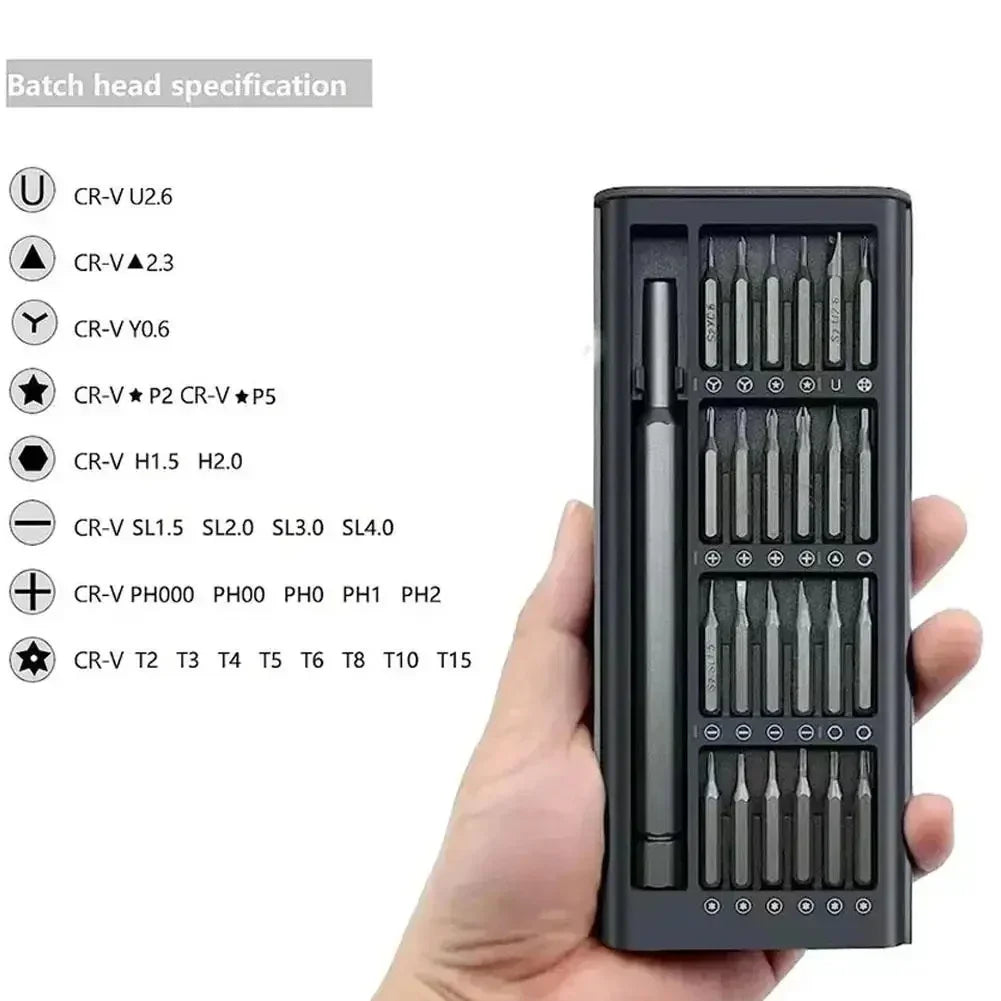 24-in-1 Precision Screwdriver Set Mini Repair Tool Kit for C