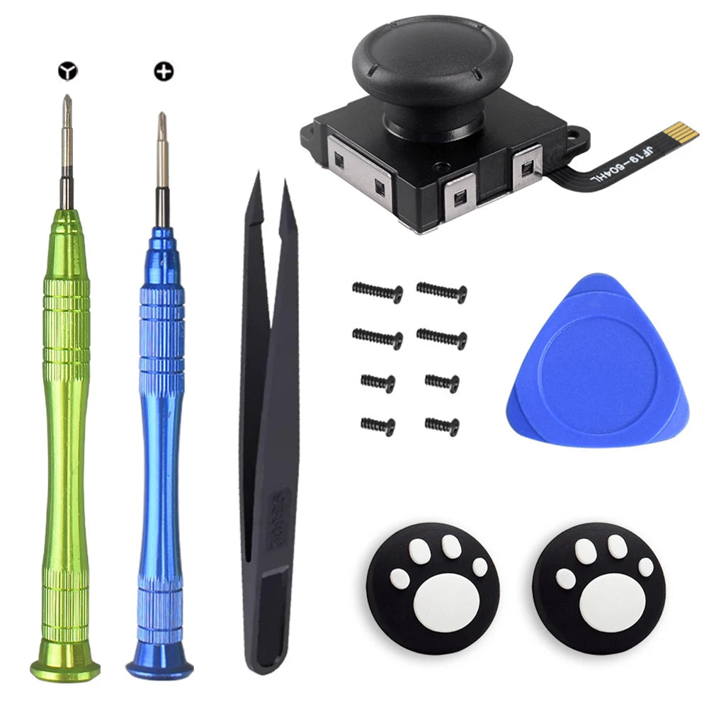 1-6PCS Hall Sensing Joystick for JoyCon Replacement No Drifting Electromagnetic Stick for Swicth / Switch OLED/Lite