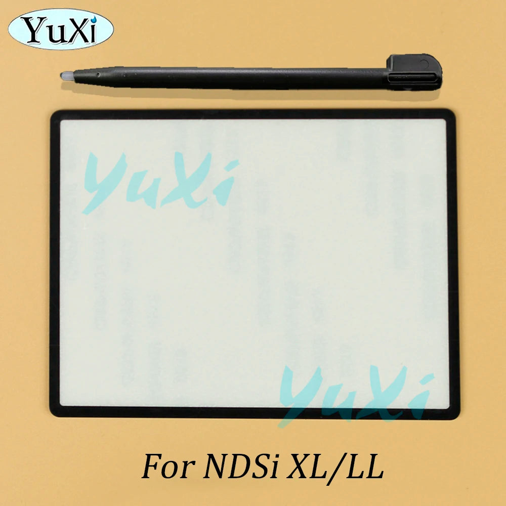 1Set For NDSi XL LL Top Screen LCD Screen Lens Cover For Nintend DSi Game Console Plastic Stylus Pen Upper Protection Panel Kit