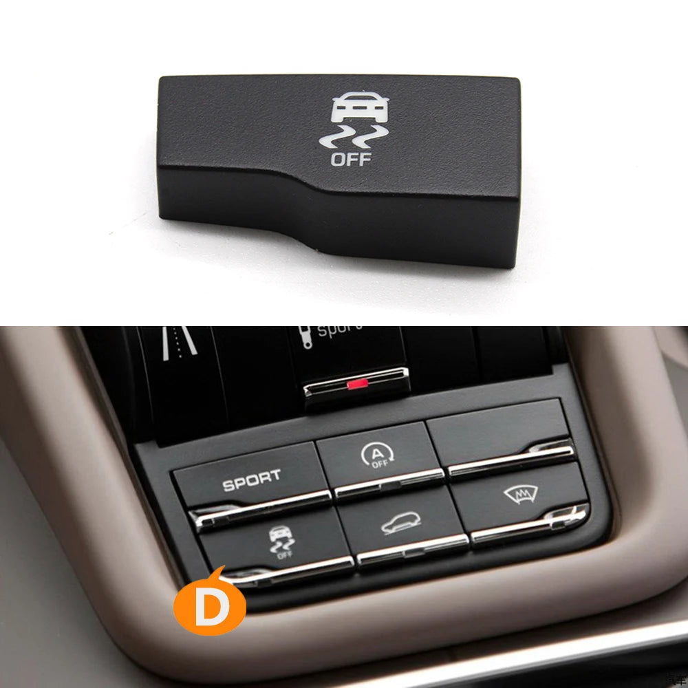 Car Center Console Drive Mode Traction Control Multi Function Switch Sports Button For Porsche Cayenne 7P5 2010-2018 7P59271
