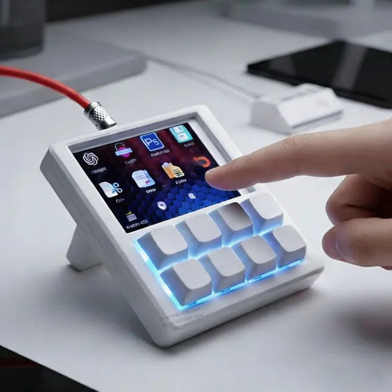 DIY Quick Keyboard Desktop Console Programmable 8 Keys Macro