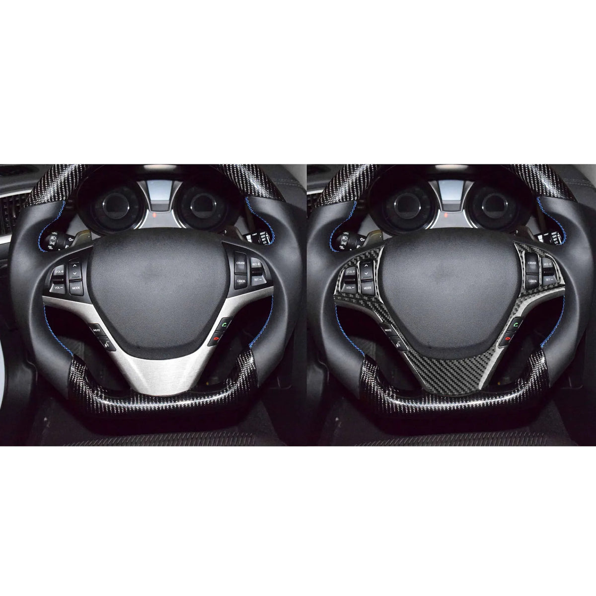 For Hyundai Genesis Coupe 2013-2016 Carbon Fiber Steering Wh