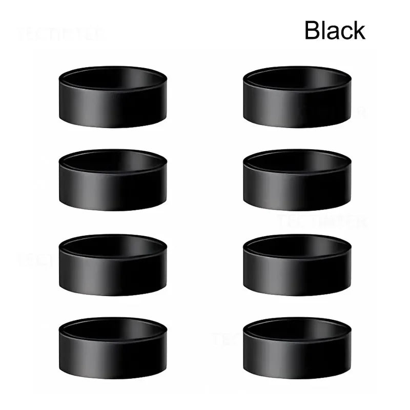 8pcs Silicone Joystick Caps for PS5/PS4/Steam Deck/ROG Ally - Elastic Protective Ring Anti-Slip Grip & Dustproof Design