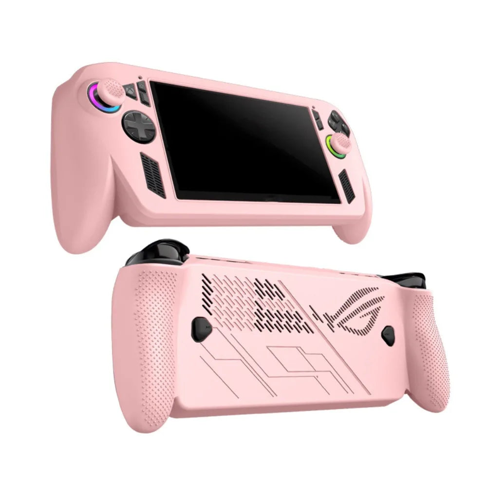 New Silicone Handheld Game Console Case Soft Shockproof Protective Cover Ergonomic Anti Slip Host Shell for ROG Xbox ally X