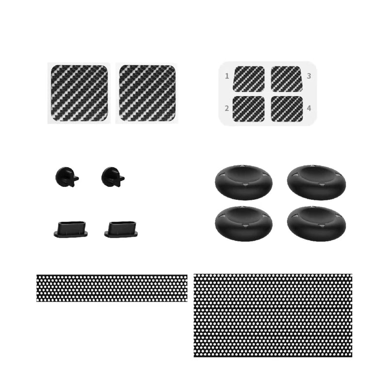 For Steam Deck Host Protection Set Dust Plug Touchpad Sticke