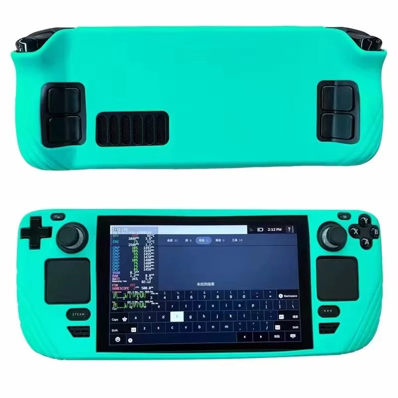 Silicone Protective Case for Steam Deck Game Console Full Pa