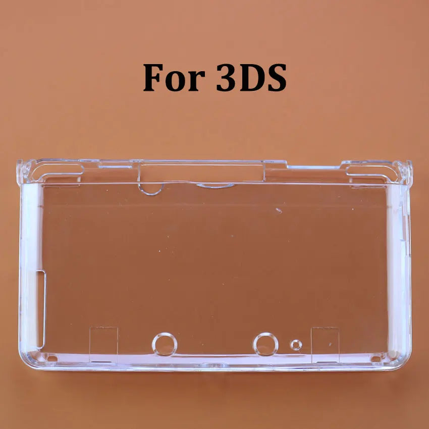 1pcs Plastic Clear Crystal Hard Shell Case Cover For 3DS New