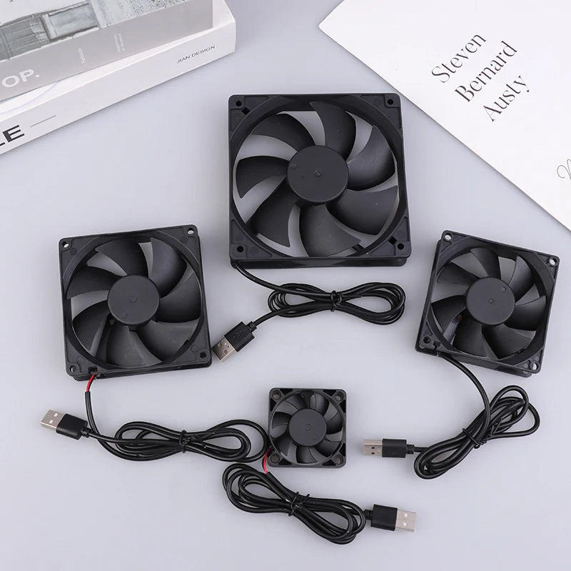 5V Brushless Cooling Fan USB Router Fan Computer Case TV Box
