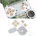 For GBC Clicky Tactile Button Kit Mod Switches & Membranes f