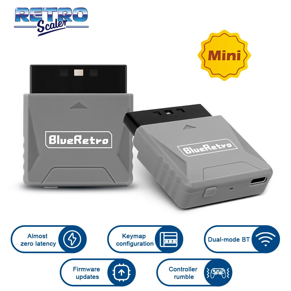 RetroScaler Mini Blueretro Receiver Adapter for PS1 PS One P