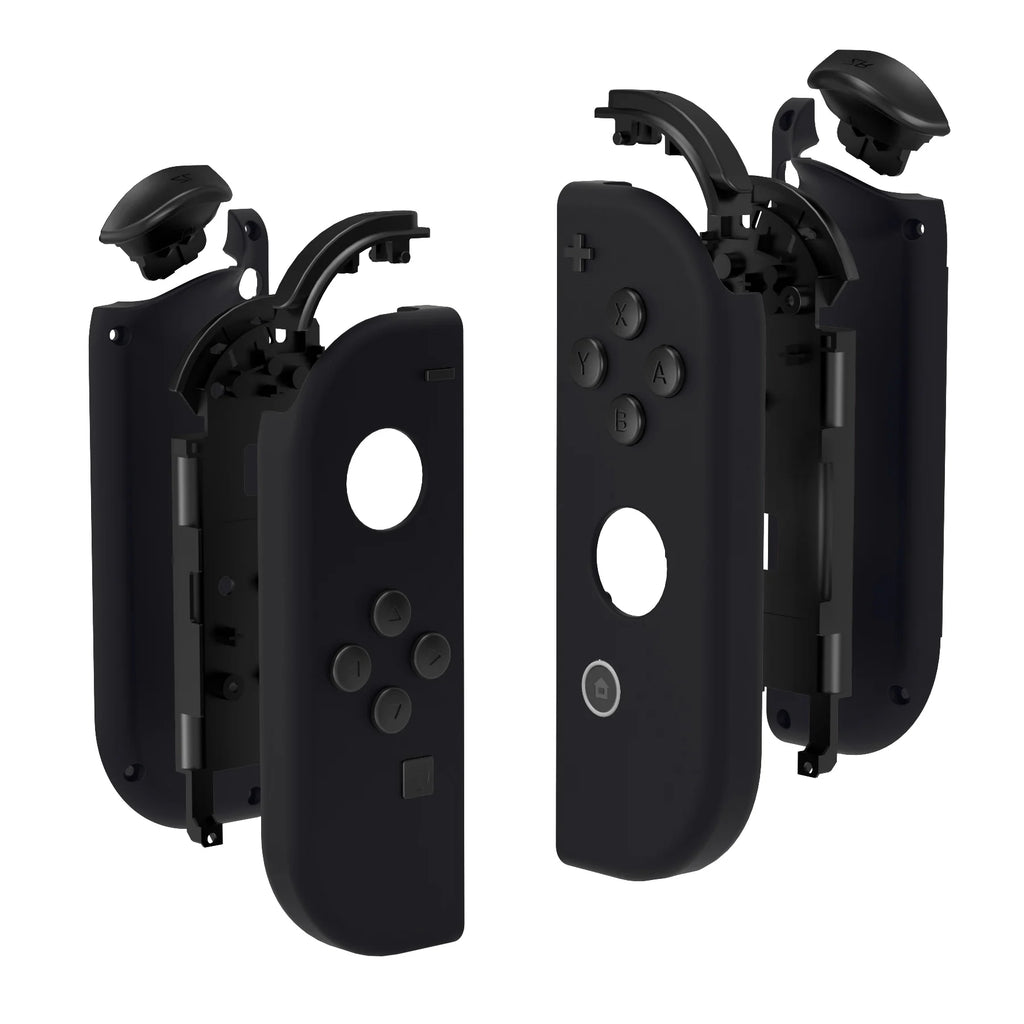 eXtremeRate Custom Soft Touch Grip Black Controller Housing 