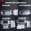 For PSP1000 2000 3000 PSV2000 Transparent Cover Case Snap-in
