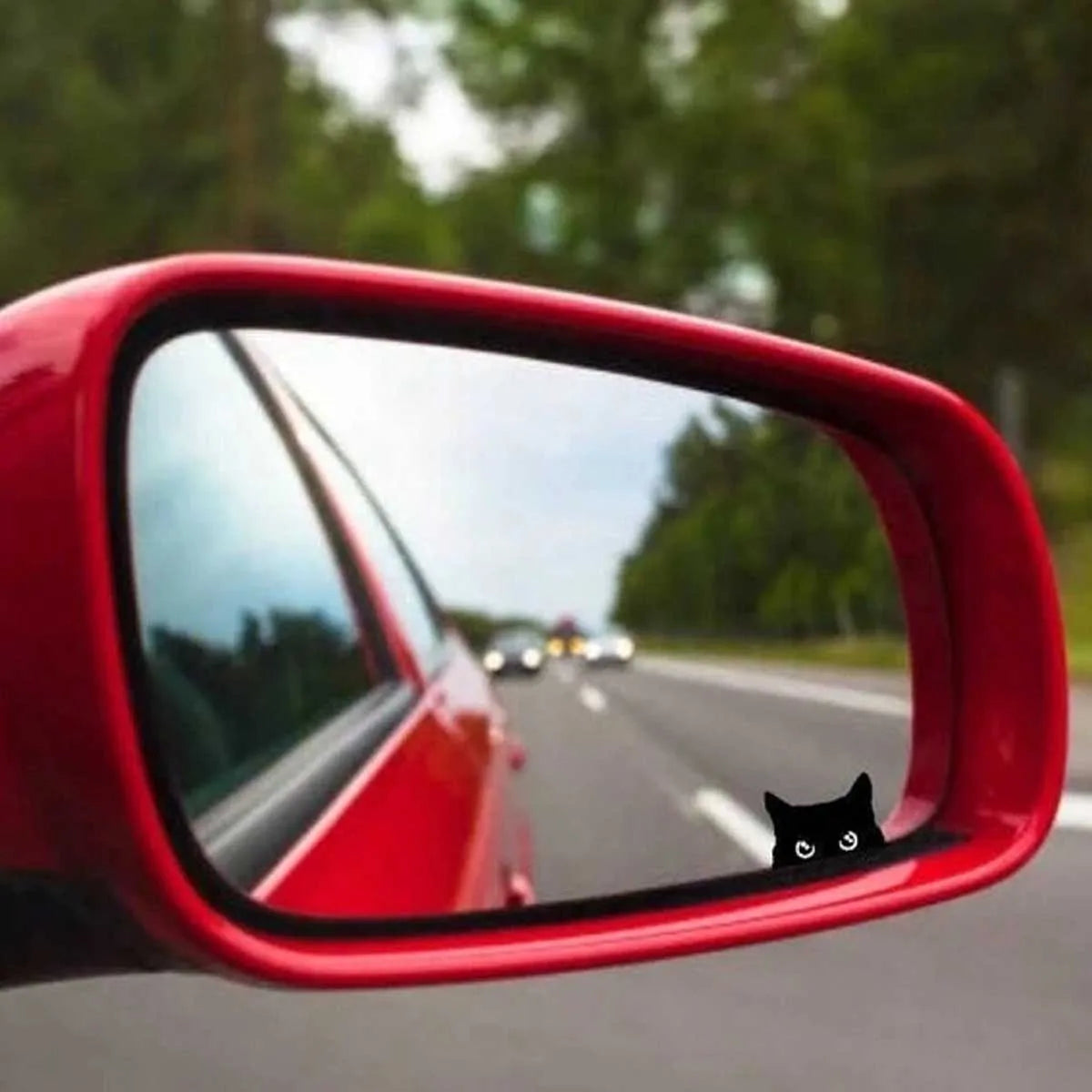 Cat Peep Sticker Car Sticker Black Cat Peep Sticker Blank Bu