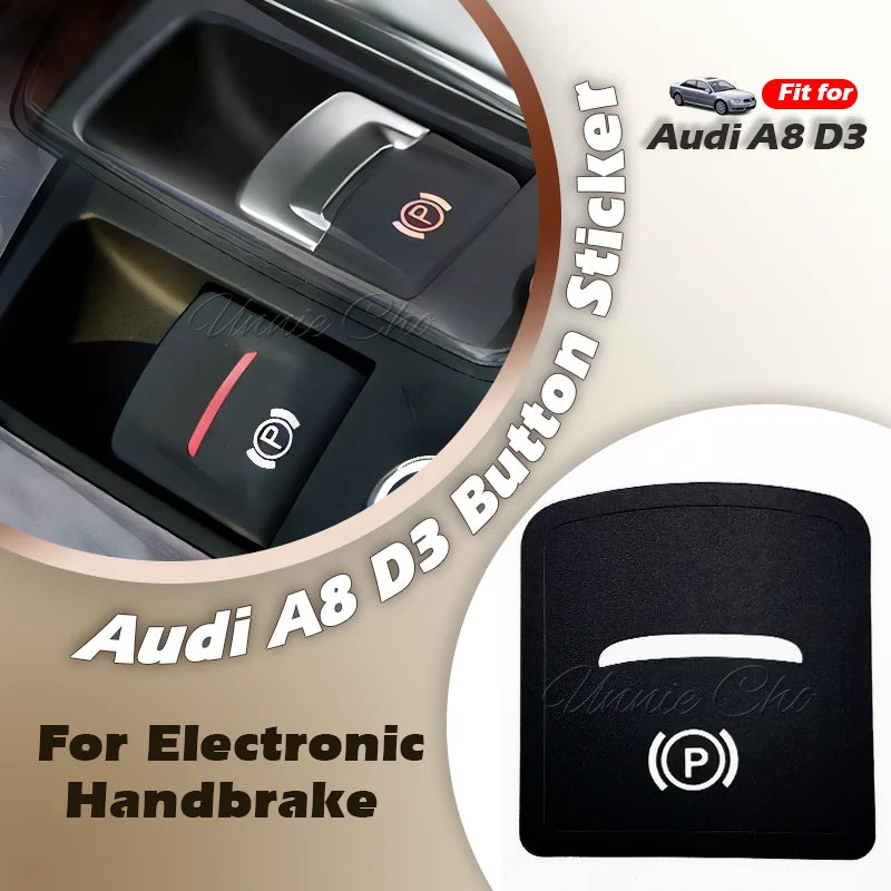 For Audi A8 D3 4E Interior Button Decals 2004 to 2009 For Audi S8 D3 Accessories Refinishing Worn MMI Panel Central Door Lock