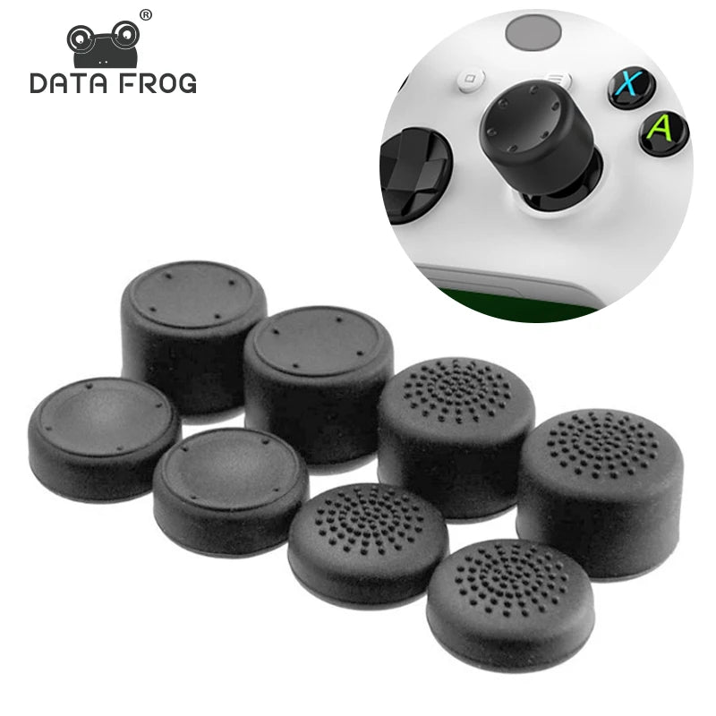DATA FROG 8pcs Controller Silicone Analog Thumb Stick Grip C