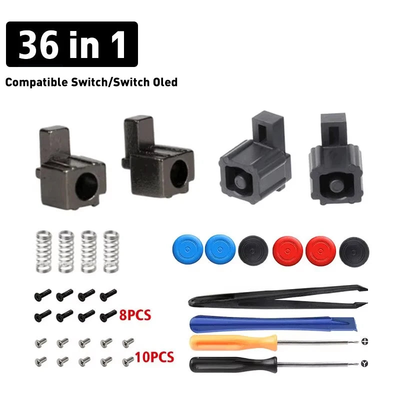 DATA FROG 3D Analog Thumb Stick Replacement Joycon Spare Kit For Switch LITE OLED Controller Repair Tool Accessories