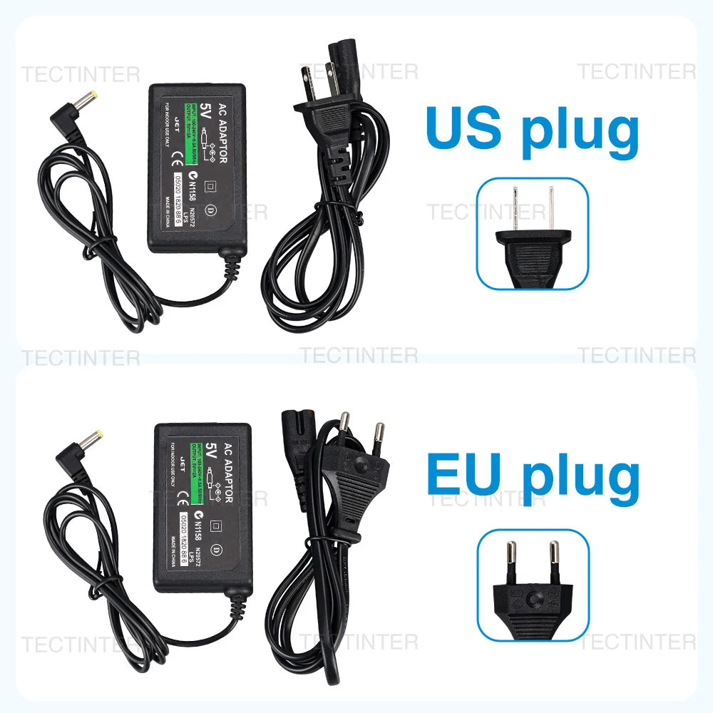 EU US Plug AC Adapter Wall Charger for PSP Charger Power Sup