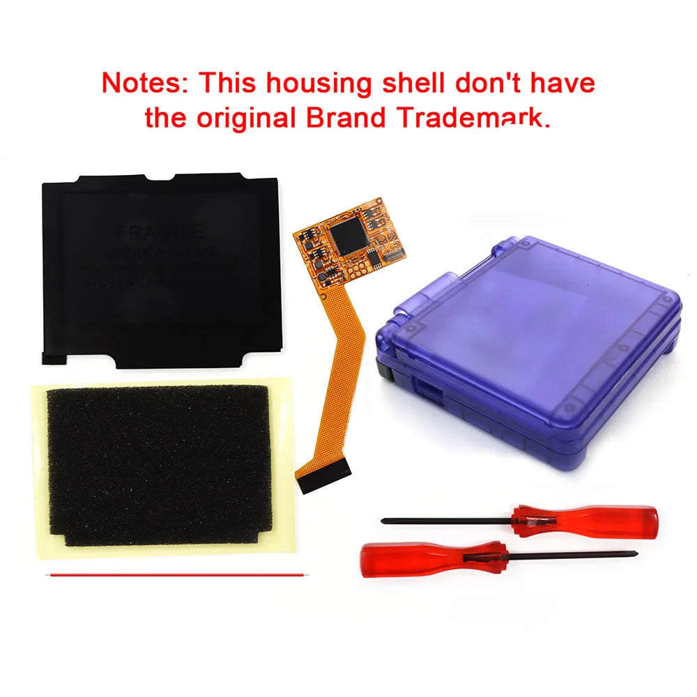 HISPEEDIDO 5 Levels Brightness For GBA SP IPS V2 High Brightness LCD Screen Kits For GameBoy Advance SP Console
