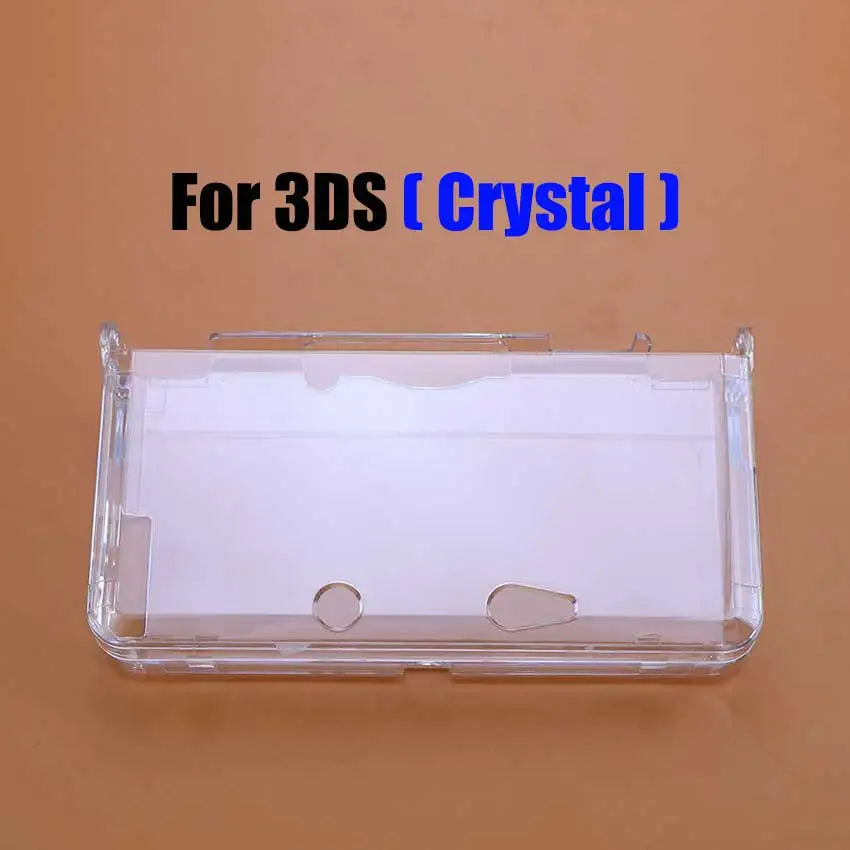 Plastic Crystal Hard Shell & TPU Silicone Sleeve For 2DS 3DS 3DSLL 3DSXL New 2DS 3DS LL XL Game Console Soft Protective Case