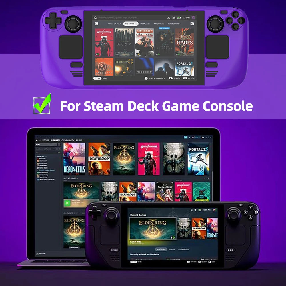 for Steam Deck Game Console Protection Cover with Stand Soft