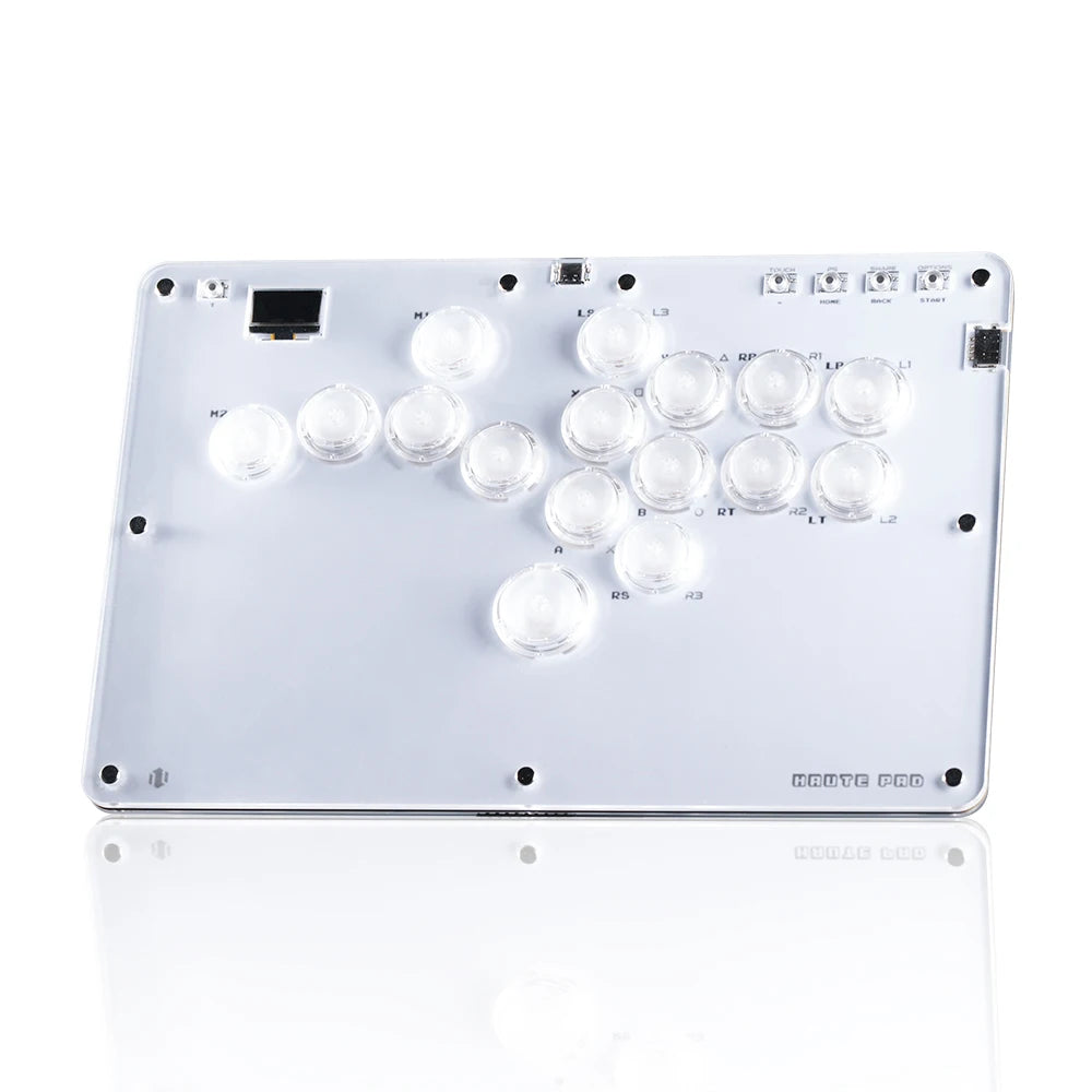 Haute42 R16 Button Rim Leverless Hitbox Controller Stickless Arcade Stick Controller For PC/ PS4/PS5/Steam Hitbox Fightstick
