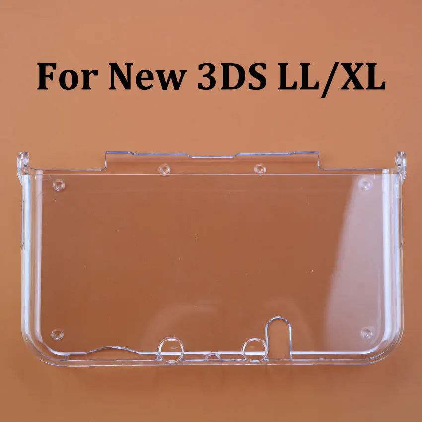 1pcs Plastic Clear Crystal Hard Shell Case Cover For 3DS New