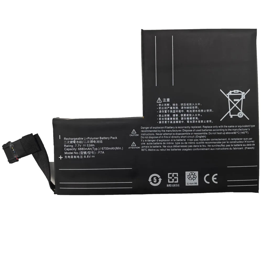 F7A F7G Expand High Capacity Battery 40.04Wh/53Wh 50.08Wh Fo